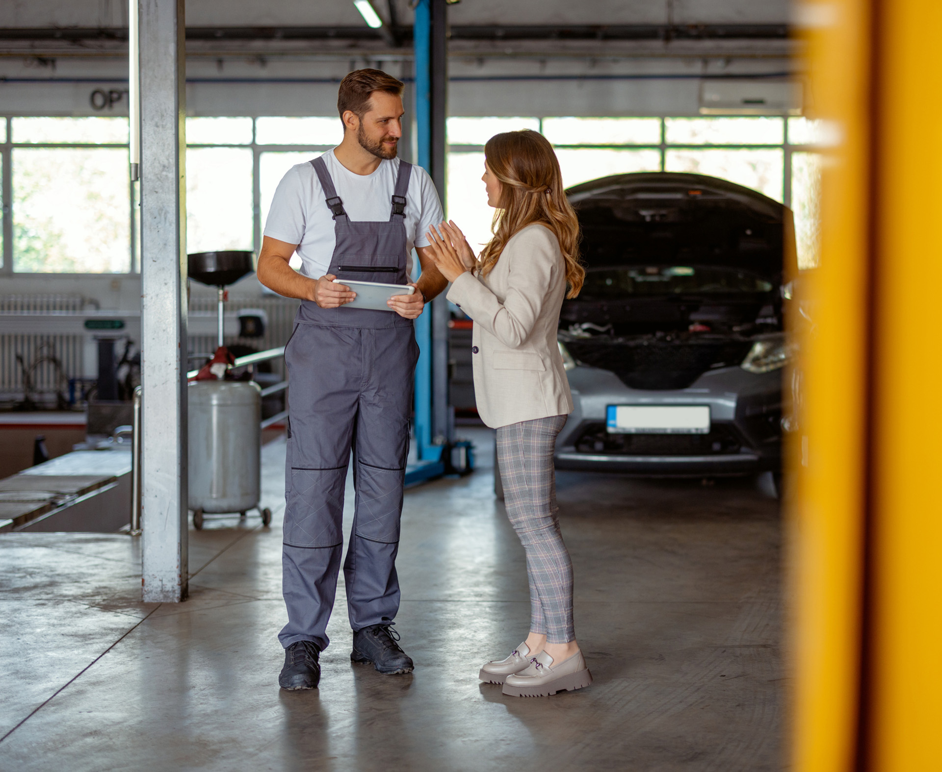 Vehicle transfer for workshop chains
