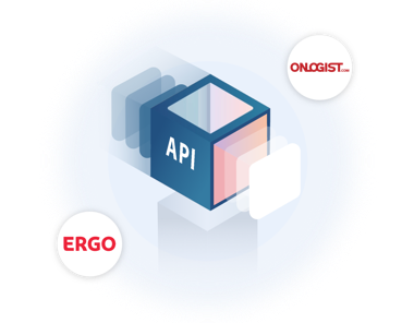 Ilustraci&oacute;n de una interfaz API entre ONLOGIST y ERGO