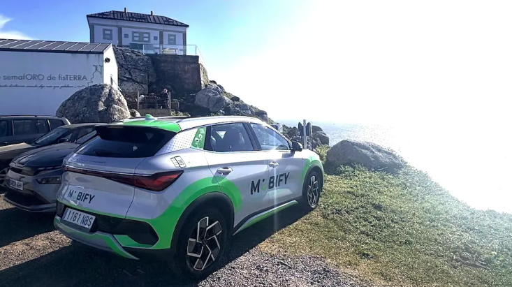 O coche compartido chega &aacute; fin da terra