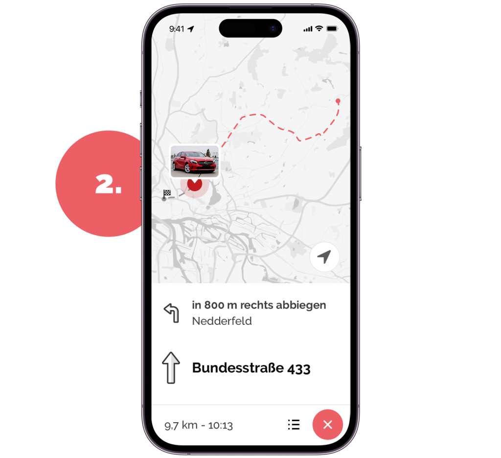 Fahrzeug überführen